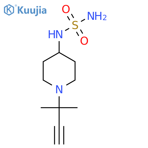 N-1-(2-methylbut-3-yn-2-yl)piperidin-4-ylaminosulfonamide structure