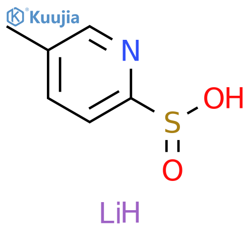 Lithium(1+) ion 5-methylpyridine-2-sulfinate structure