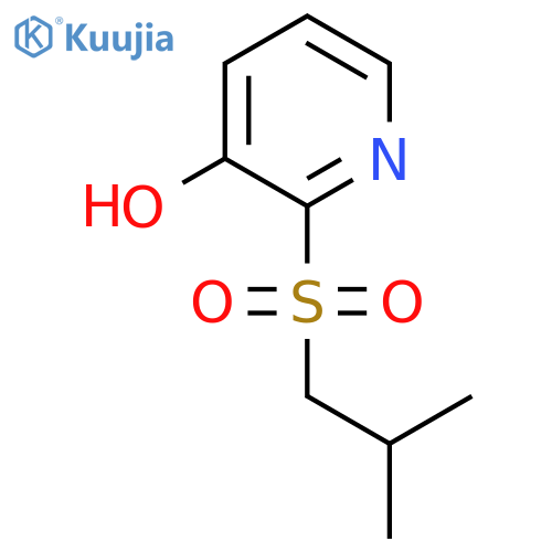 2-(2-methylpropanesulfonyl)pyridin-3-ol structure