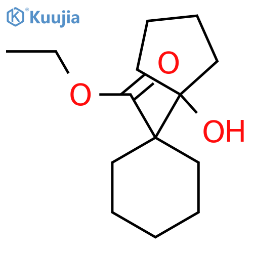 ethyl 1-(1-hydroxycyclopentyl)cyclohexane-1-carboxylate structure