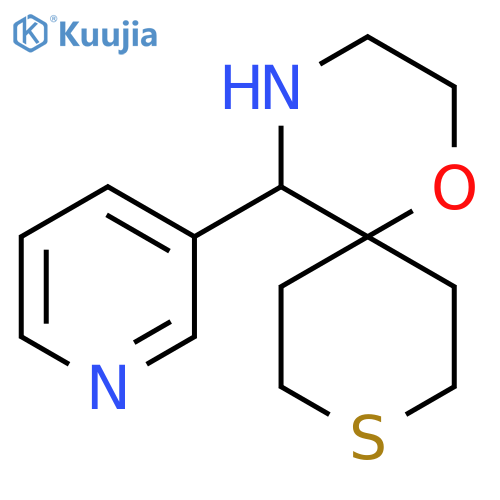 5-(pyridin-3-yl)-1-oxa-9-thia-4-azaspiro5.5undecane structure