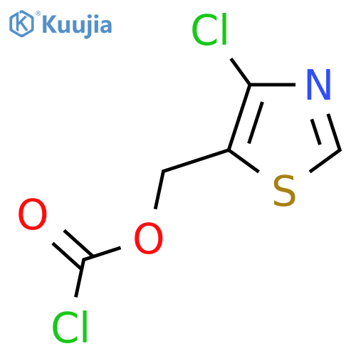 (4-chloro-1,3-thiazol-5-yl)methyl chloroformate structure