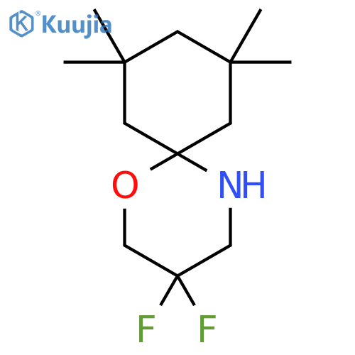 3,3-difluoro-8,8,10,10-tetramethyl-1-oxa-5-azaspiro5.5undecane structure