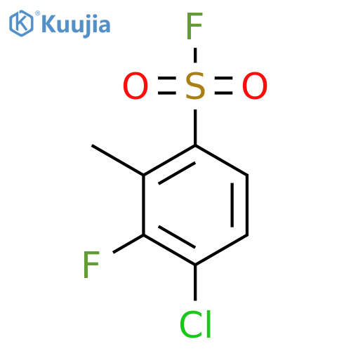 4-chloro-3-fluoro-2-methylbenzene-1-sulfonyl fluoride structure