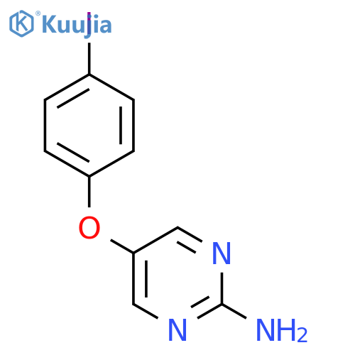 5-(4-iodophenoxy)pyrimidin-2-amine structure