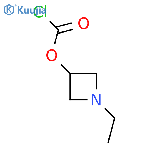 1-Ethylazetidin-3-yl chloroformate structure