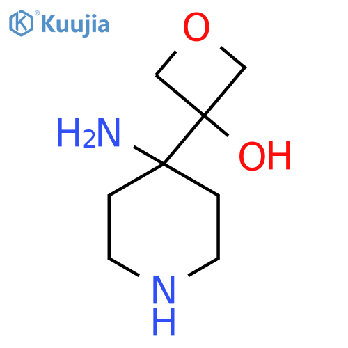 3-(4-Aminopiperidin-4-yl)oxetan-3-ol structure