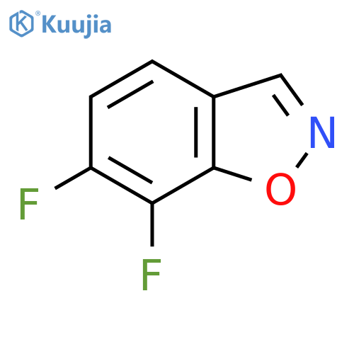 6,7-difluoro-1,2-benzoxazole structure