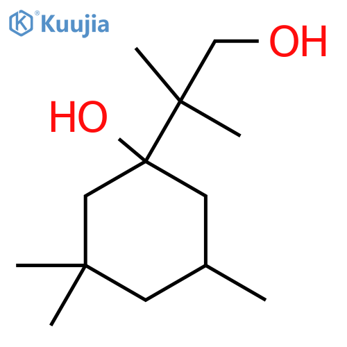 1-(1-hydroxy-2-methylpropan-2-yl)-3,3,5-trimethylcyclohexan-1-ol structure