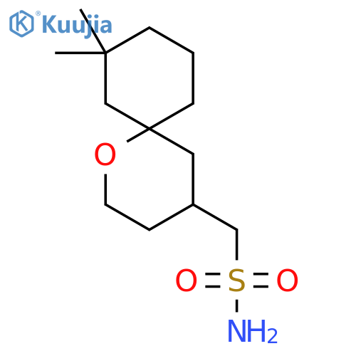 {8,8-dimethyl-1-oxaspiro5.5undecan-4-yl}methanesulfonamide structure