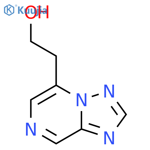 2-{1,2,4triazolo1,5-apyrazin-5-yl}ethan-1-ol structure