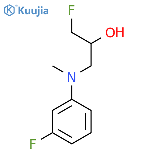 1-fluoro-3-(3-fluorophenyl)(methyl)aminopropan-2-ol structure
