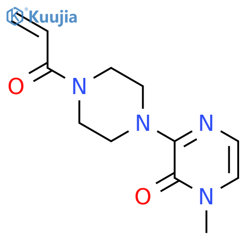3-(4-Acryloylpiperazin-1-yl)-1-methylpyrazin-2(1H)-one structure