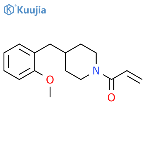 1-[4-[(2-Methoxyphenyl)methyl]-1-piperidinyl]-2-propen-1-one structure