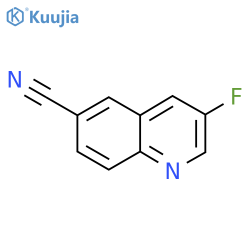 3-Fluoroquinoline-6-carbonitrile structure