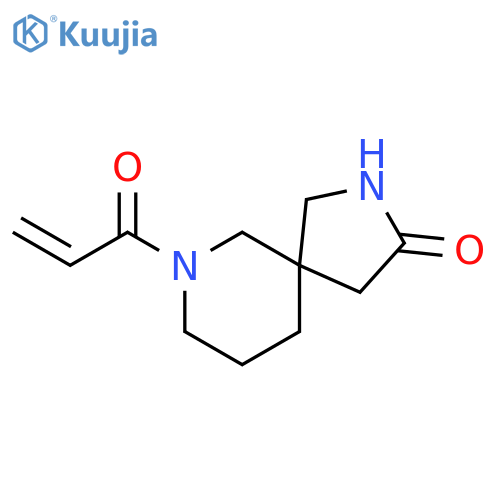 7-(1-Oxo-2-propen-1-yl)-2,7-diazaspiro[4.5]decan-3-one structure