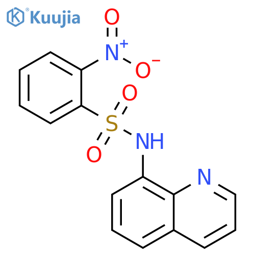 2-nitro-N-(quinolin-8-yl)benzene-1-sulfonamide structure