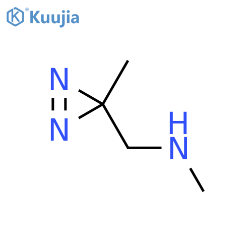methyl(3-methyl-3H-diazirin-3-yl)methylamine structure