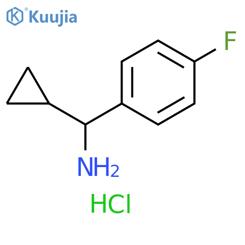 Cyclopropyl(4-fluorophenyl)methanamine hydrochloride structure