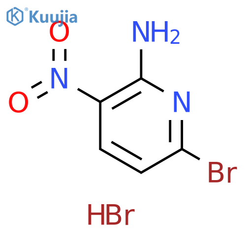6-bromo-3-nitropyridin-2-amine hydrobromide structure