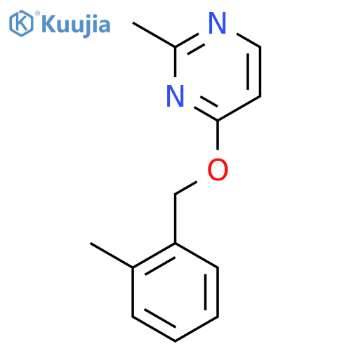 2-Methyl-4-[(2-methylphenyl)methoxy]pyrimidine structure