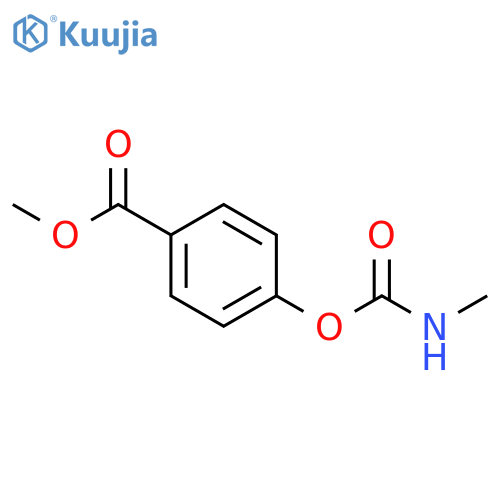 Benzoic acid,4-[[(methylamino)carbonyl]oxy]-, methyl ester structure