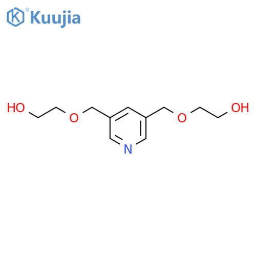 Ethanol, 2,2'-[3,5-pyridinediylbis(methyleneoxy)]bis- structure