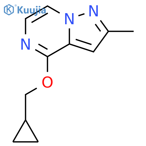 4-(cyclopropylmethoxy)-2-methylpyrazolo1,5-apyrazine structure