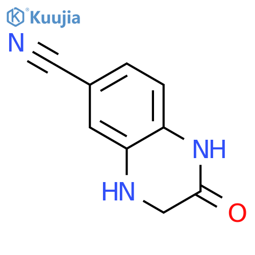 2-oxo-1,2,3,4-tetrahydroquinoxaline-6-carbonitrile structure
