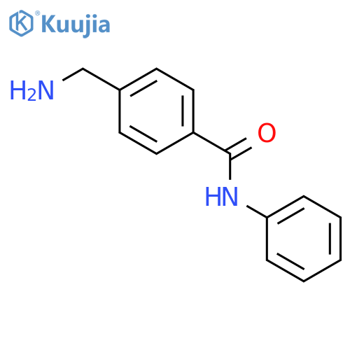 Benzamide, 4-(aminomethyl)-N-phenyl- structure