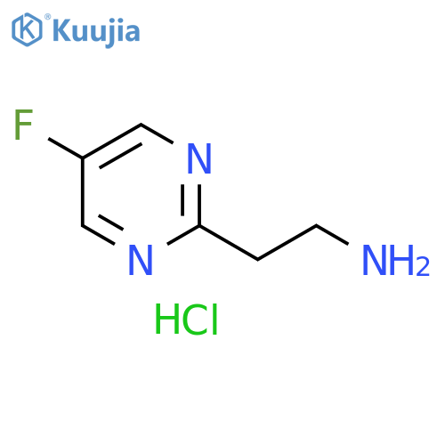 2-(5-fluoropyrimidin-2-yl)ethan-1-amine dihydrochloride structure