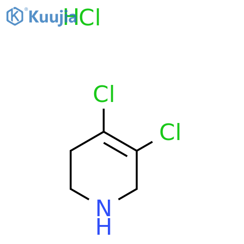 4,5-Dichloro-1,2,3,6-tetrahydropyridine hydrochloride structure