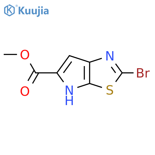 methyl 2-bromo-4H-pyrrolo3,2-d1,3thiazole-5-carboxylate structure