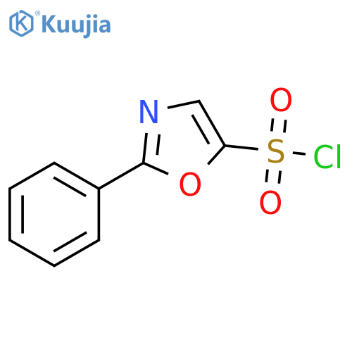 2-phenyl-1,3-oxazole-5-sulfonyl chloride structure