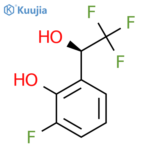 2-fluoro-6-(1R)-2,2,2-trifluoro-1-hydroxyethylphenol structure