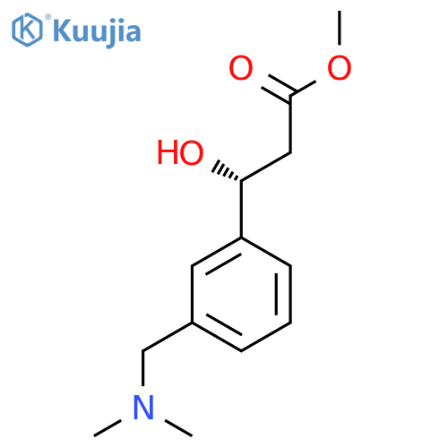 methyl (3R)-3-{3-(dimethylamino)methylphenyl}-3-hydroxypropanoate structure