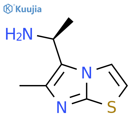 (1S)-1-{6-methylimidazo2,1-b1,3thiazol-5-yl}ethan-1-amine structure
