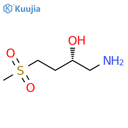 (2S)-1-amino-4-methanesulfonylbutan-2-ol structure