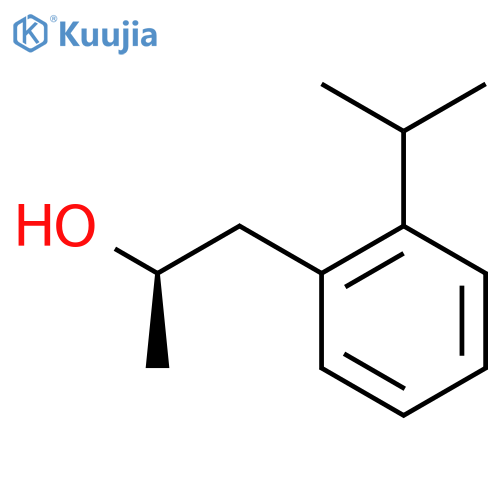 (2R)-1-2-(propan-2-yl)phenylpropan-2-ol structure