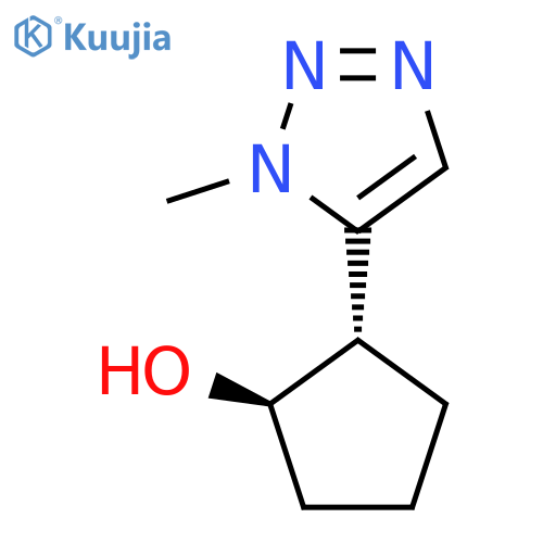 rac-(1R,2S)-2-(1-methyl-1H-1,2,3-triazol-5-yl)cyclopentan-1-ol structure