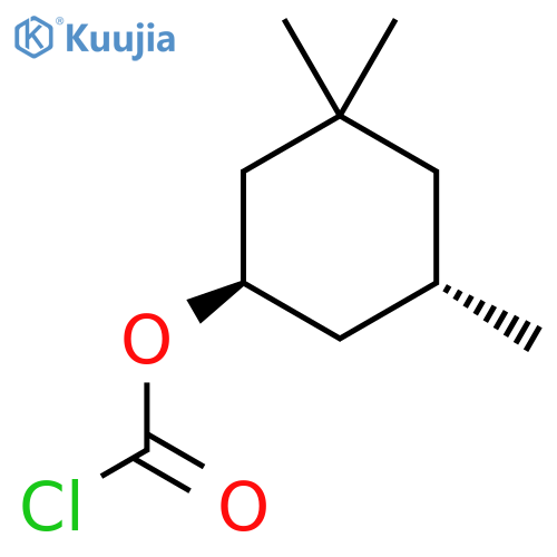 3,3,5-trimethylcyclohexyl chloroformate structure