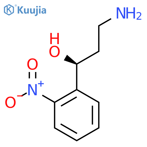 (1S)-3-amino-1-(2-nitrophenyl)propan-1-ol structure