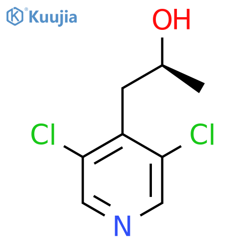 (2S)-1-(3,5-dichloropyridin-4-yl)propan-2-ol structure