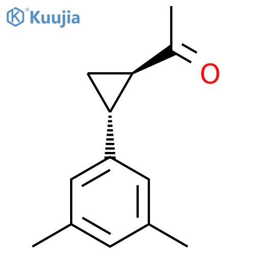 1-2-(3,5-dimethylphenyl)cyclopropylethan-1-one structure