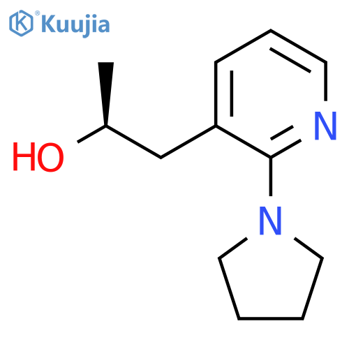 (2S)-1-[2-(pyrrolidin-1-yl)pyridin-3-yl]propan-2-ol structure