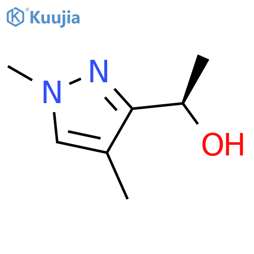 (1R)-1-(1,4-dimethyl-1H-pyrazol-3-yl)ethan-1-ol structure