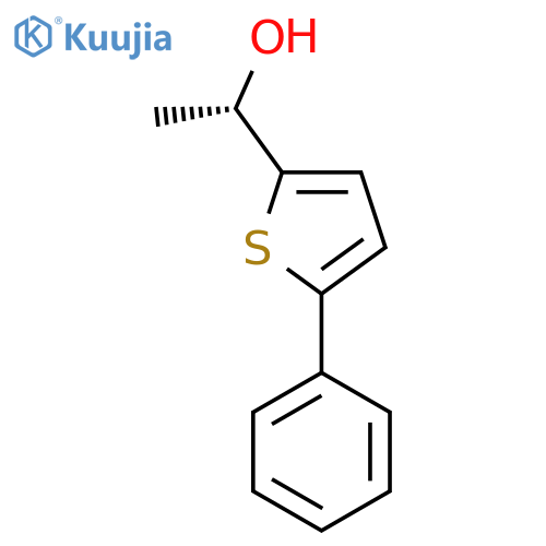 (1S)-1-(5-phenylthiophen-2-yl)ethan-1-ol structure