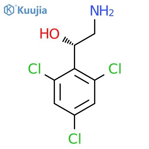 (1S)-2-amino-1-(2,4,6-trichlorophenyl)ethan-1-ol structure
