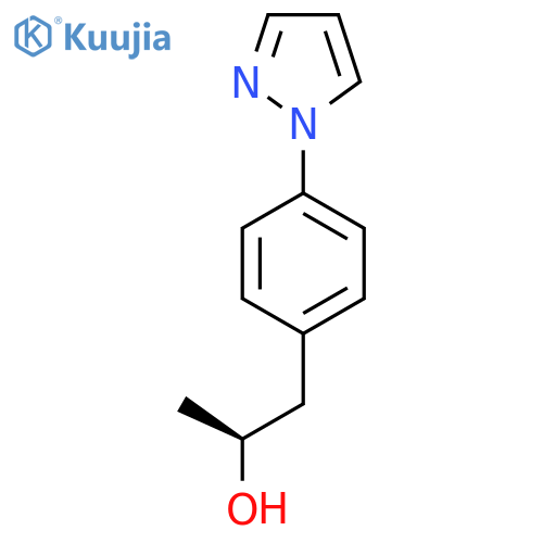 (2S)-1-4-(1H-pyrazol-1-yl)phenylpropan-2-ol structure
