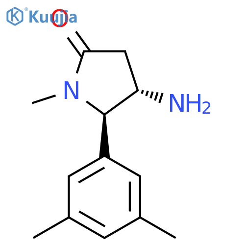 4-amino-5-(3,5-dimethylphenyl)-1-methylpyrrolidin-2-one structure